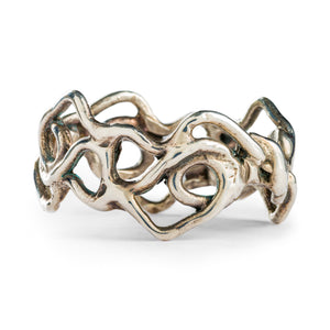 Silver Organic Weave Ring