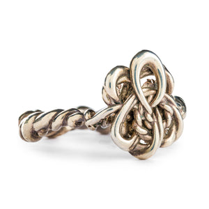 Silver Rope Knot Ring
