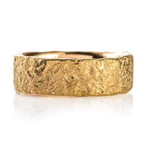 Archaic Gold Stone Texture Band