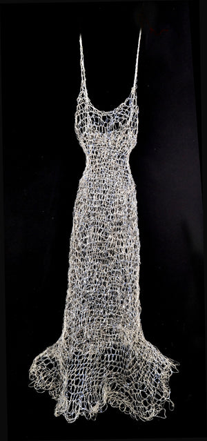 wire dress sculpture