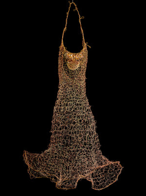 gypsy dress fine art dress, contemporary sculpture, mystical 