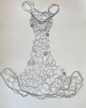 Flared Dress Collograph