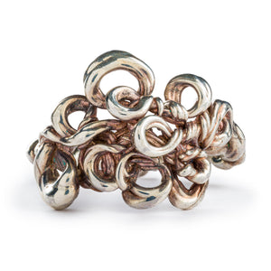 Silver Curls Ring
