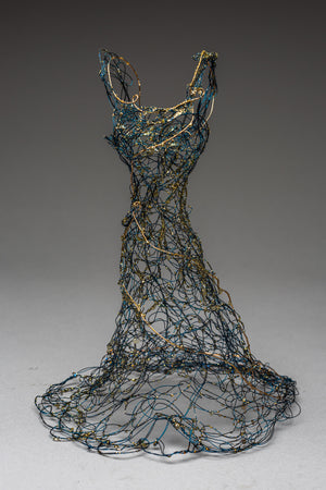 Nox Caelo - Small Blue Dress Sculpture