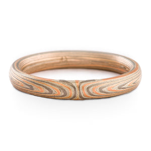 mokume gane wedding ring