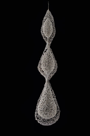 designer interior designer silver drops like Ruth Asawa but more botanical 