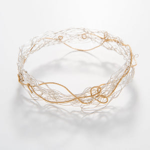 Textured Gold Bangle