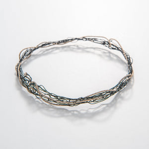 Textured Silver Bangle