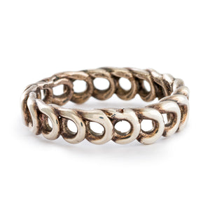 Sterling Silver Links Ring
