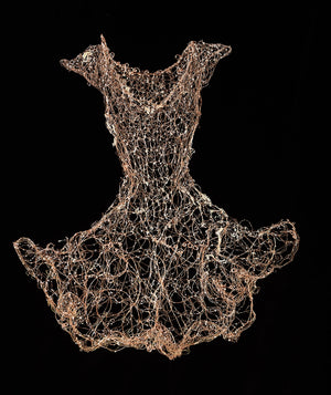 wire dress sculpture