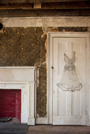 Texture Cupre Dress as Door Hanging