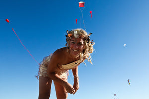 wire dress, wire headpiece, lenkadu