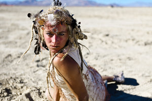 wire dress, wire headpiece, lenkadu, 