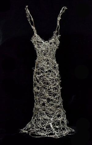 standing dress wire fine art interior design 
