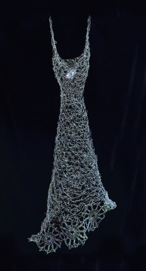 wire dress by susan freda, original, with asawa inso