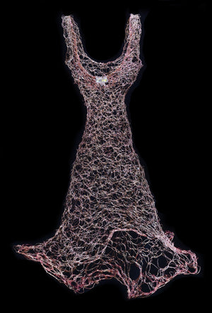 woven wire, fiber art, contemporary art 