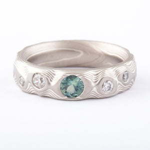 mokume gane, engagement ring