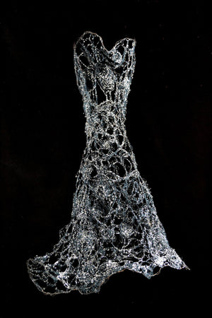 Wire Dress Sculpture -  Susan Freda