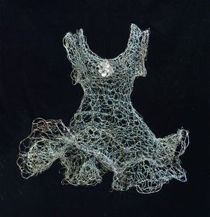 woven wire, fiber artist, 