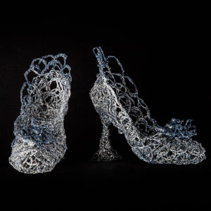 shoe sculpture, fashion sculpture Ferragamo weitzman 