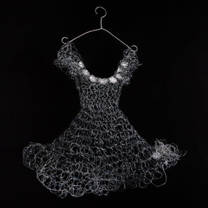 wire and fiber contemporary art 