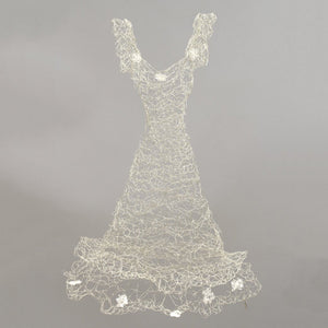 original Susan Freda fiber art. dress, 