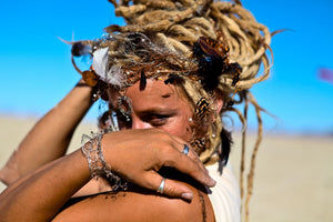 Woven Wire Headpiece and Bracelet Set